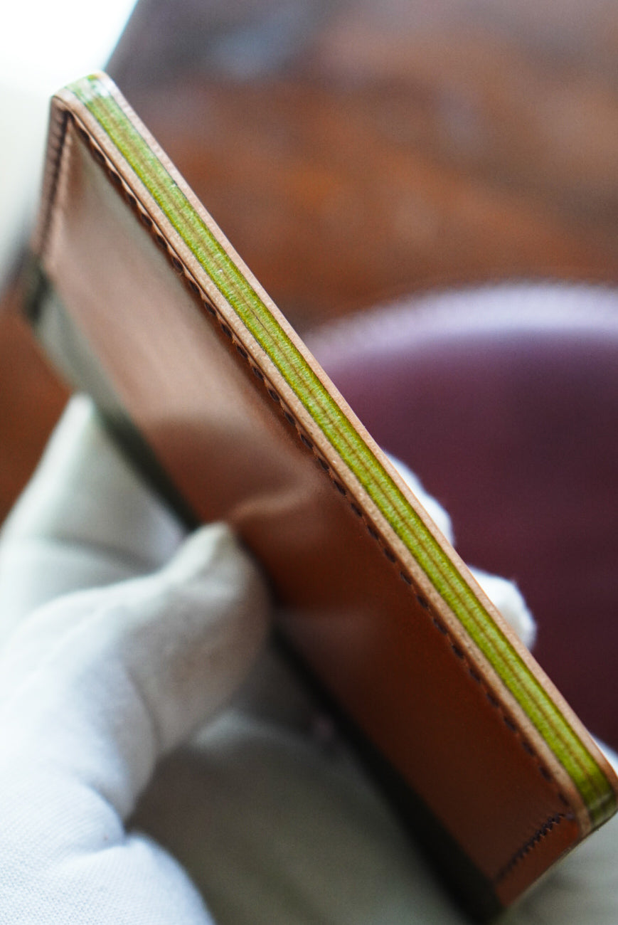Shell Cordovan Swell Wallet - Shinki Shell