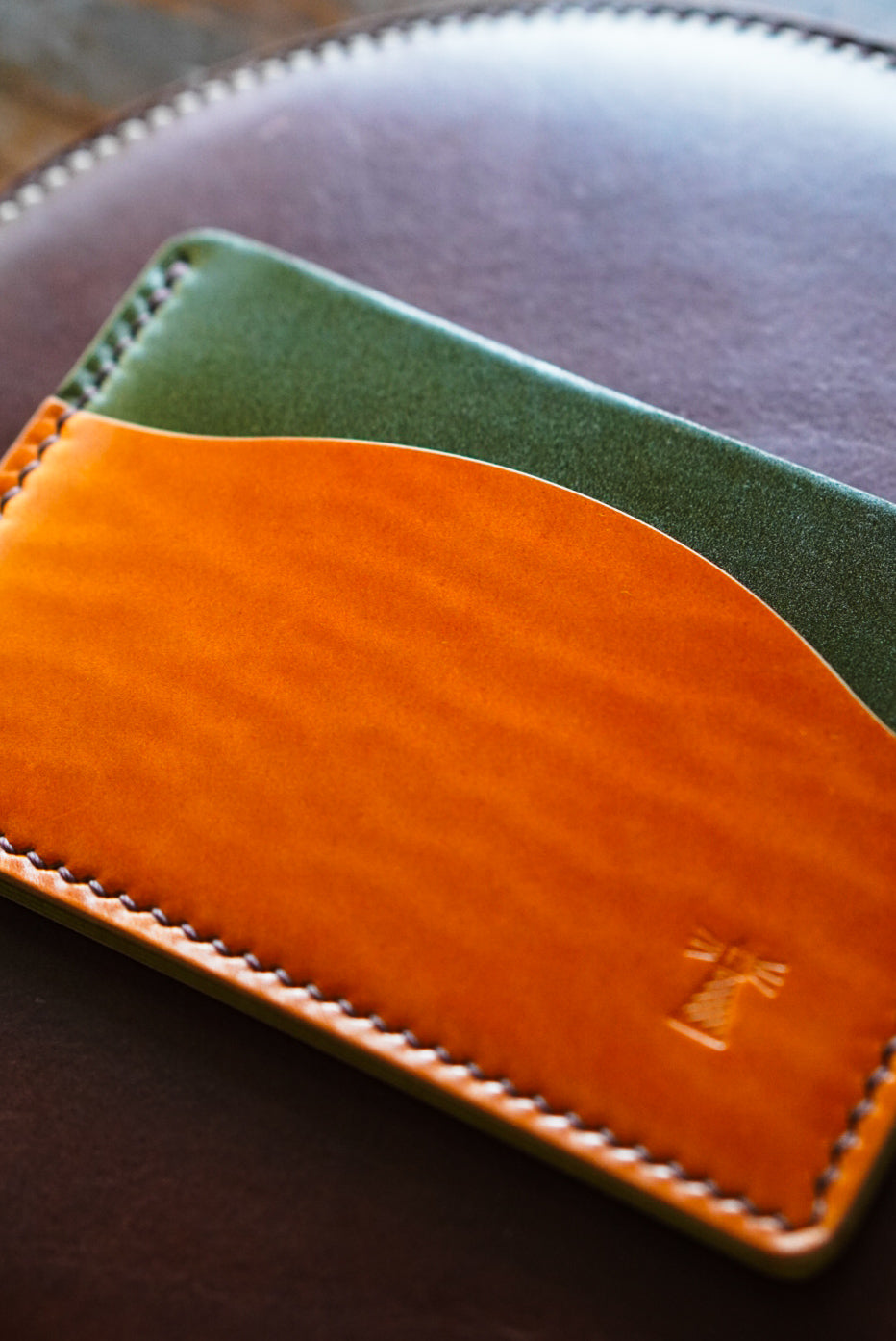 Shell Cordovan Swell Wallet - Shinki Shell