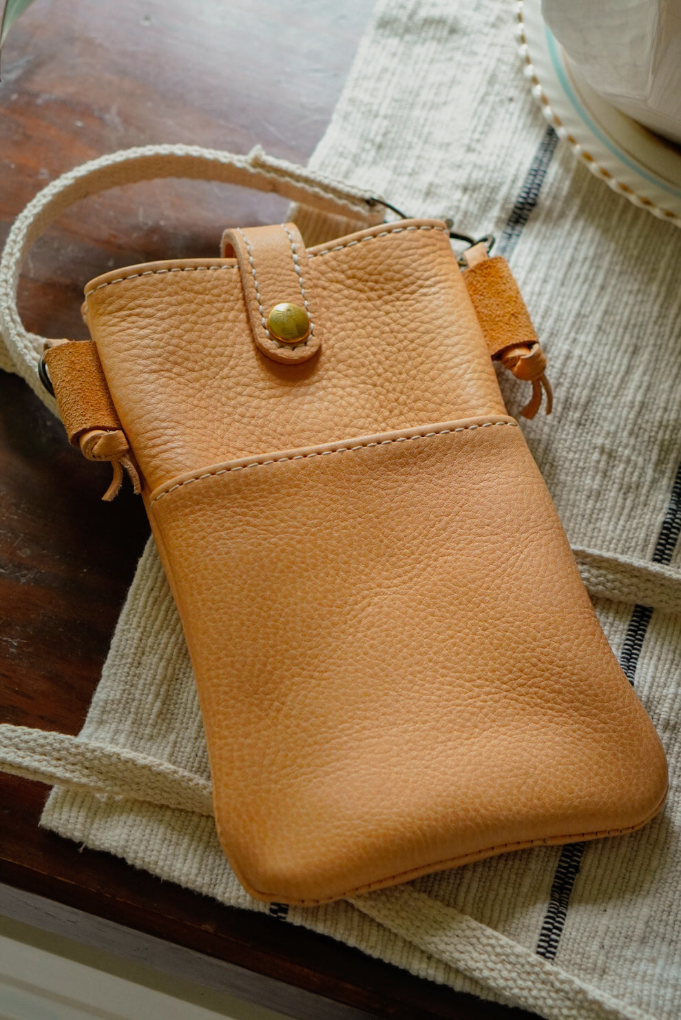 Smartphone Shoulder Bag - Natural