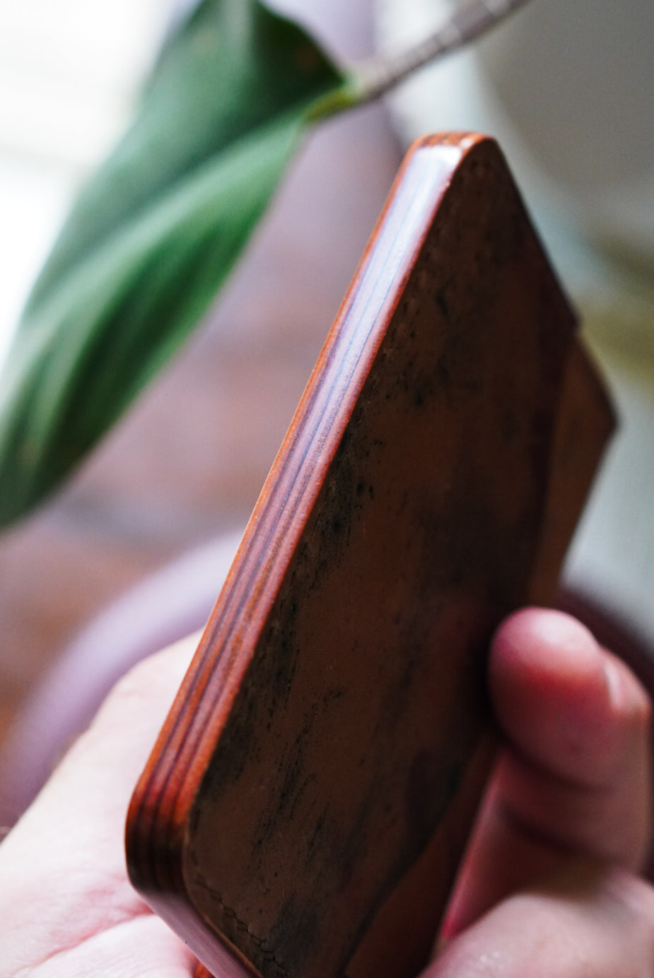 The Keeper - Horween Shell Cordovan - single snap card wallet