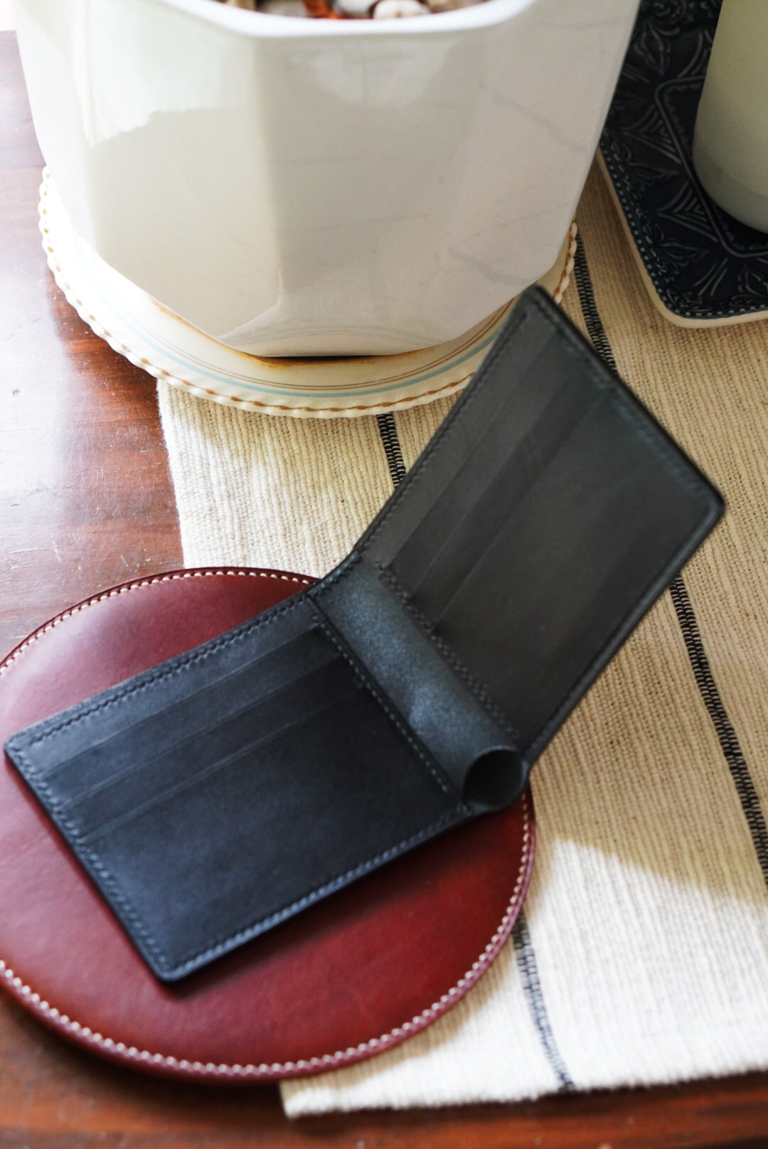 Large Bifold Wallet - Buttero and Kangaroo - Ultra Thin
