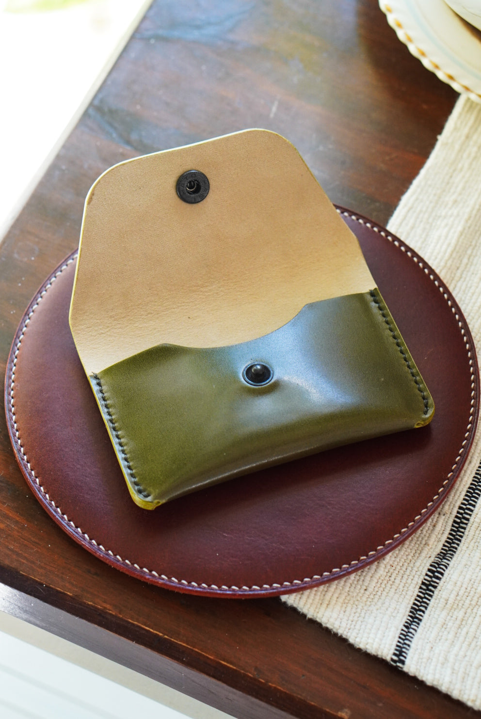The Watchmen EDC wallet - Shinki Shell Cordovan