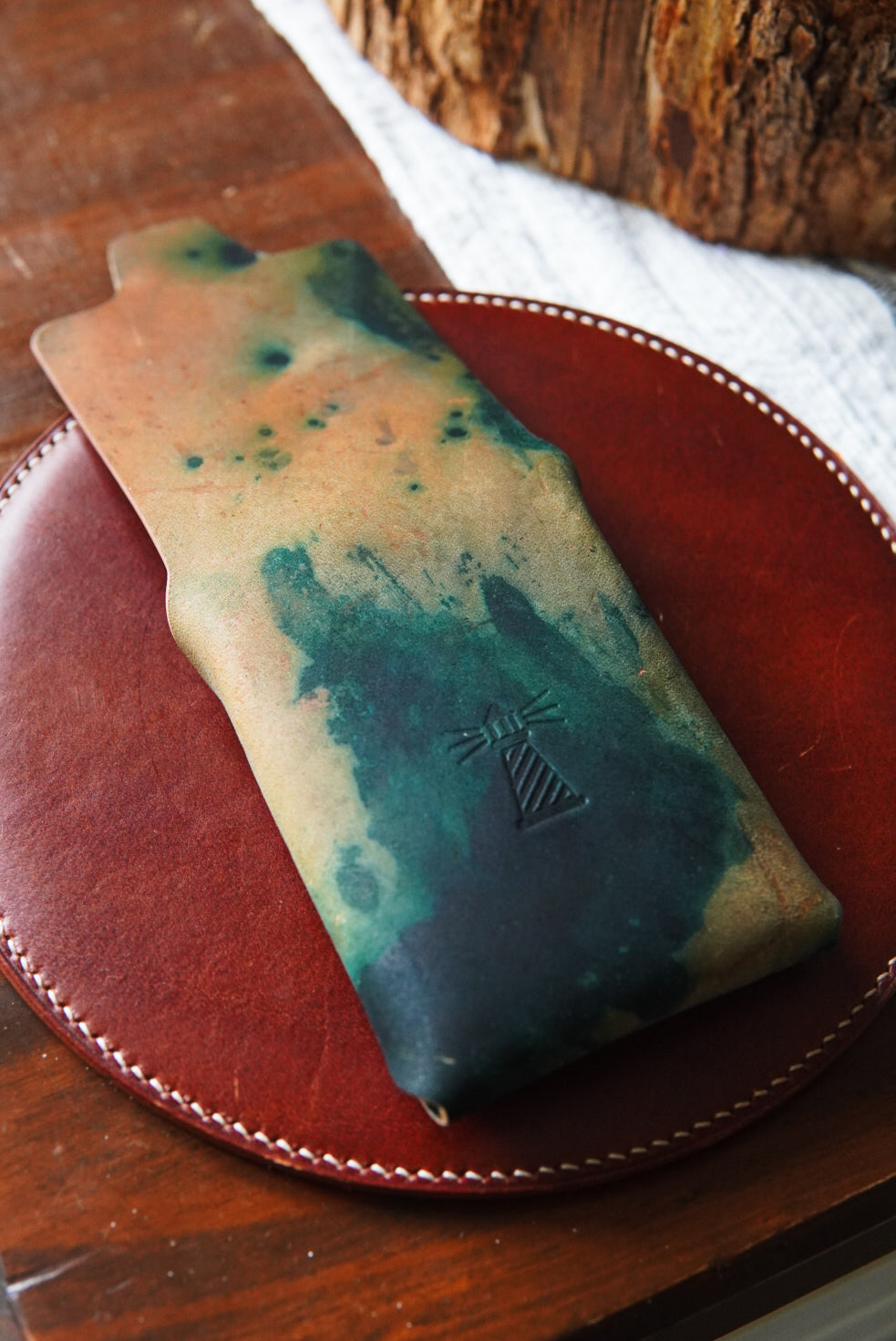 The Scabbard - Horween Splatter Black