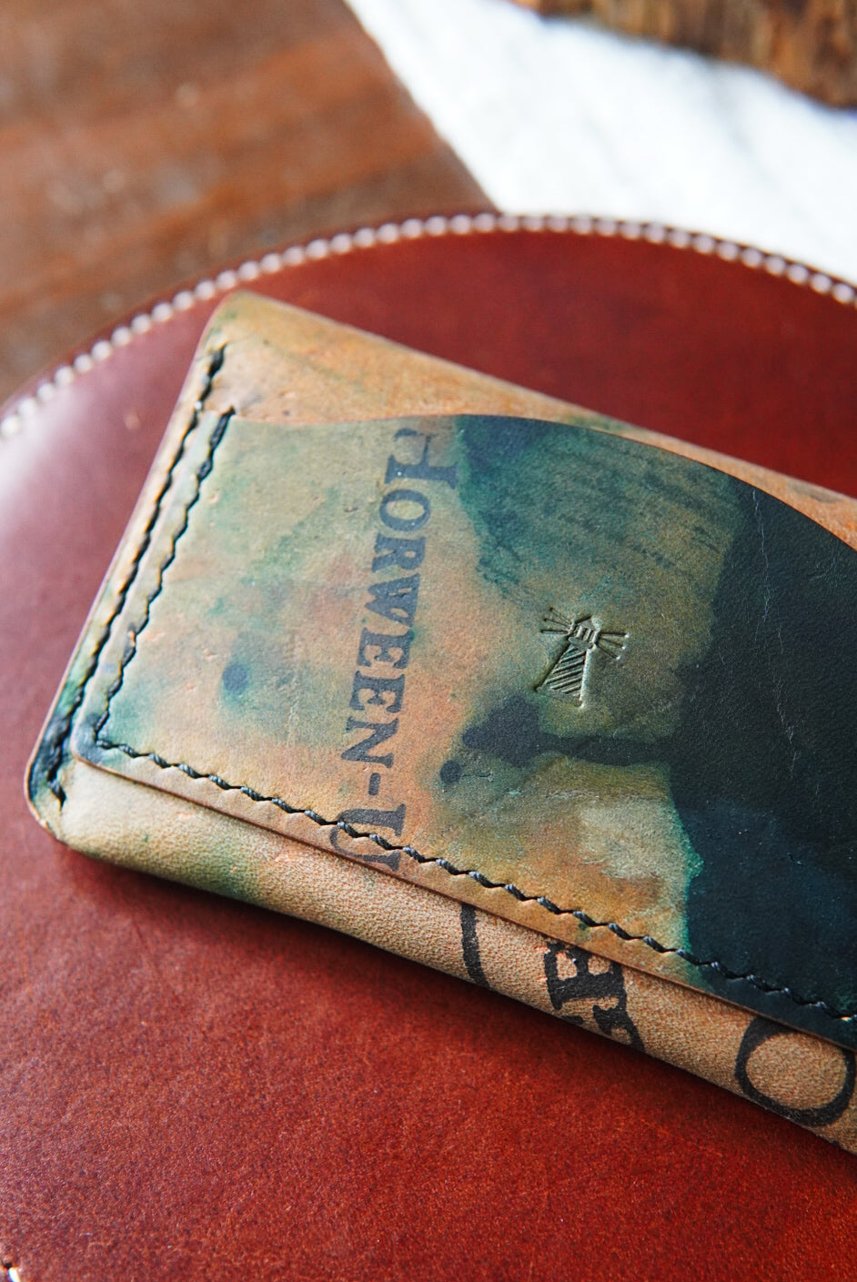 The Watchmen - Horween Splatter Black Shell