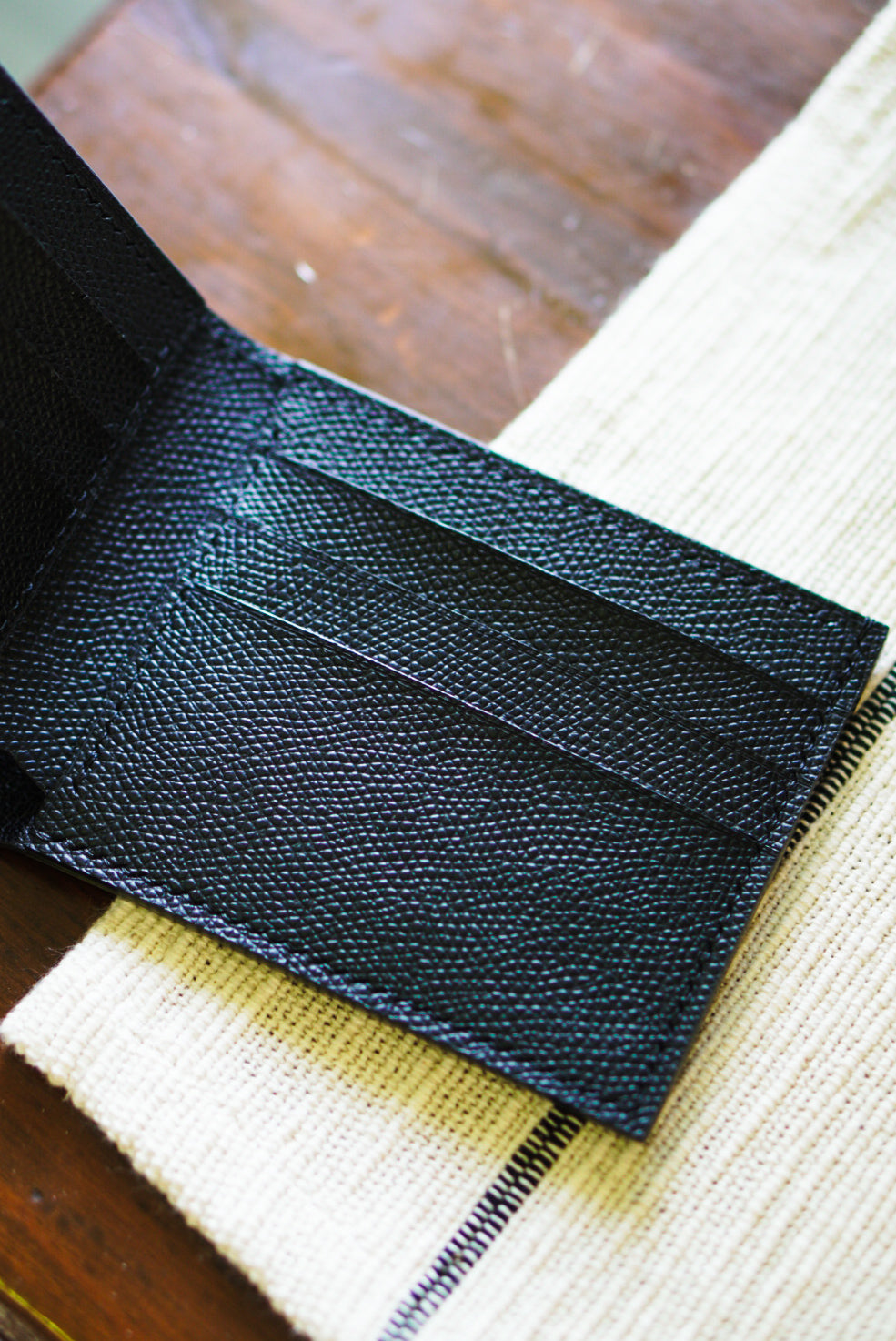 Large Bifold Wallet - Alligator -  9 Pocket