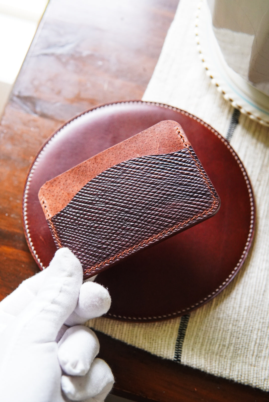 Shell Cordovan Swell Wallet - Metta Cartharina