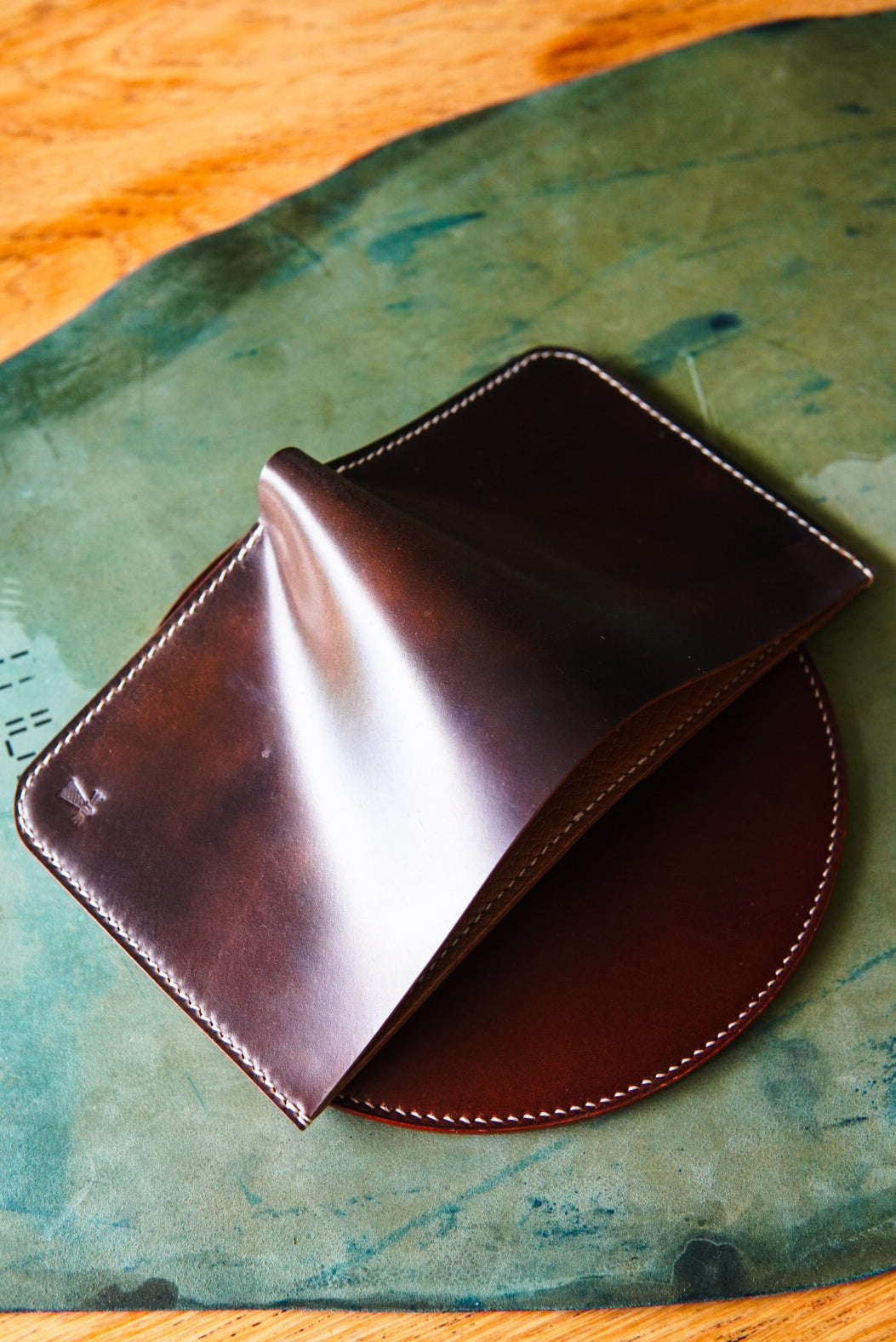 Large Bifold wallet - Horween Shell Cordovan