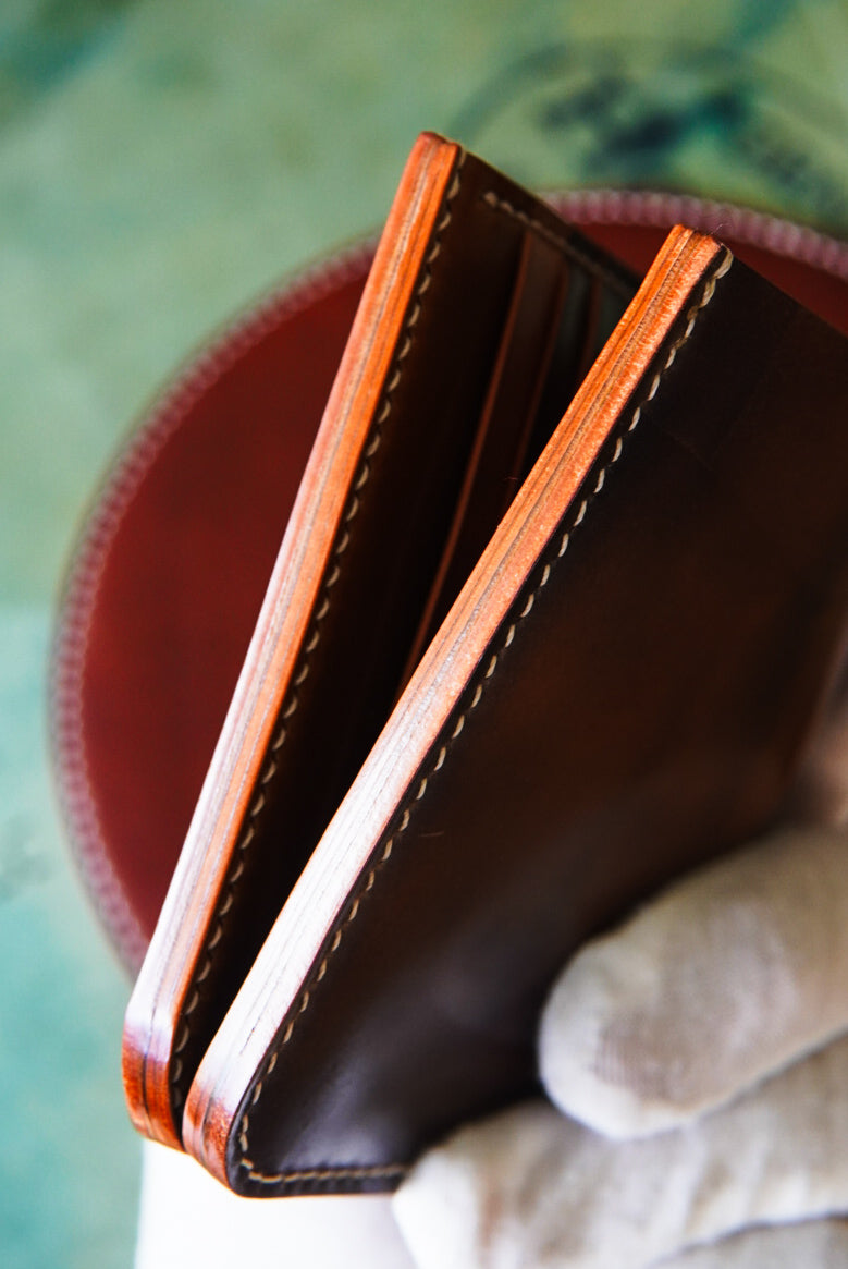 Large Bifold wallet - Horween Shell Cordovan