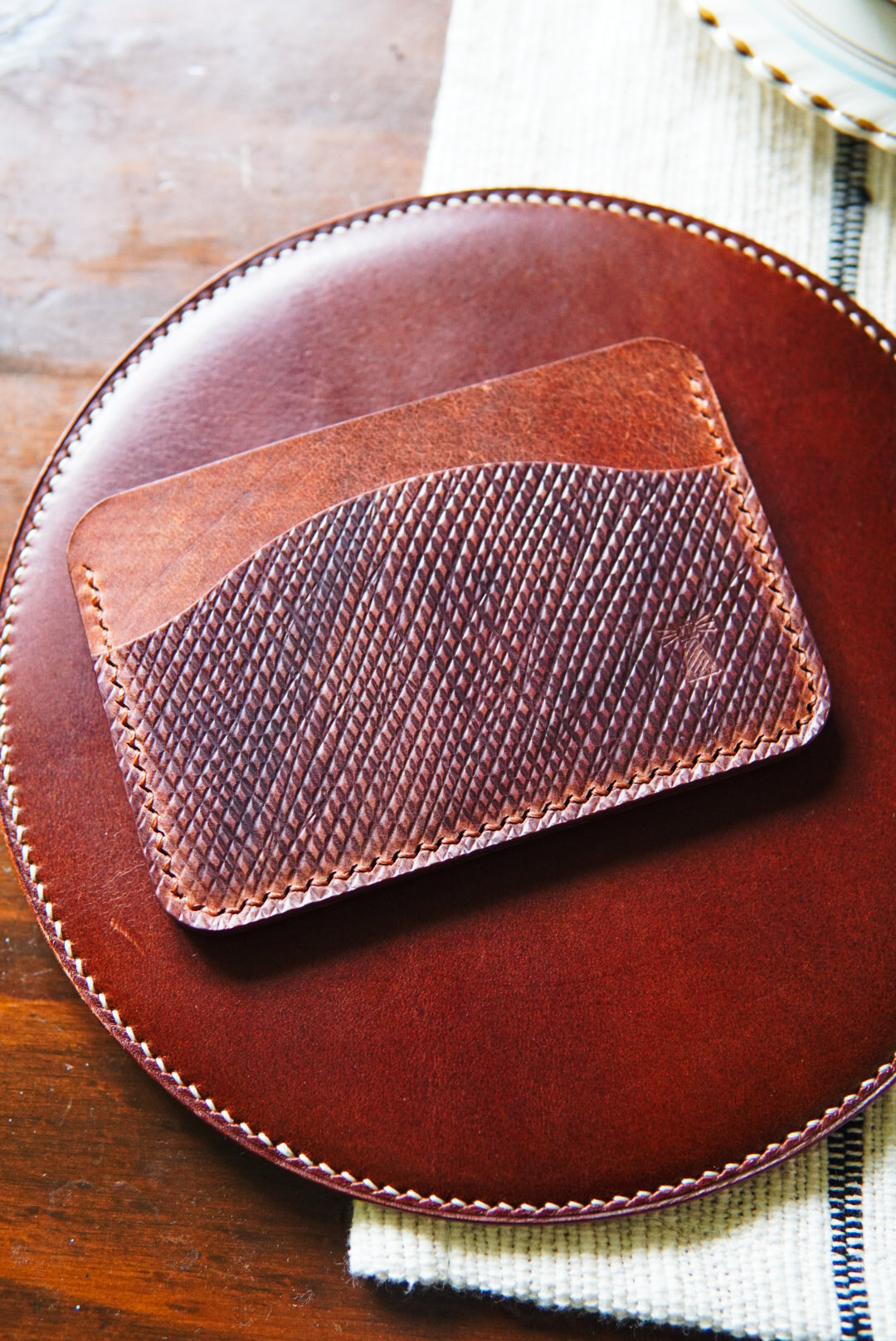 Shell Cordovan Swell Wallet - Metta Cartharina