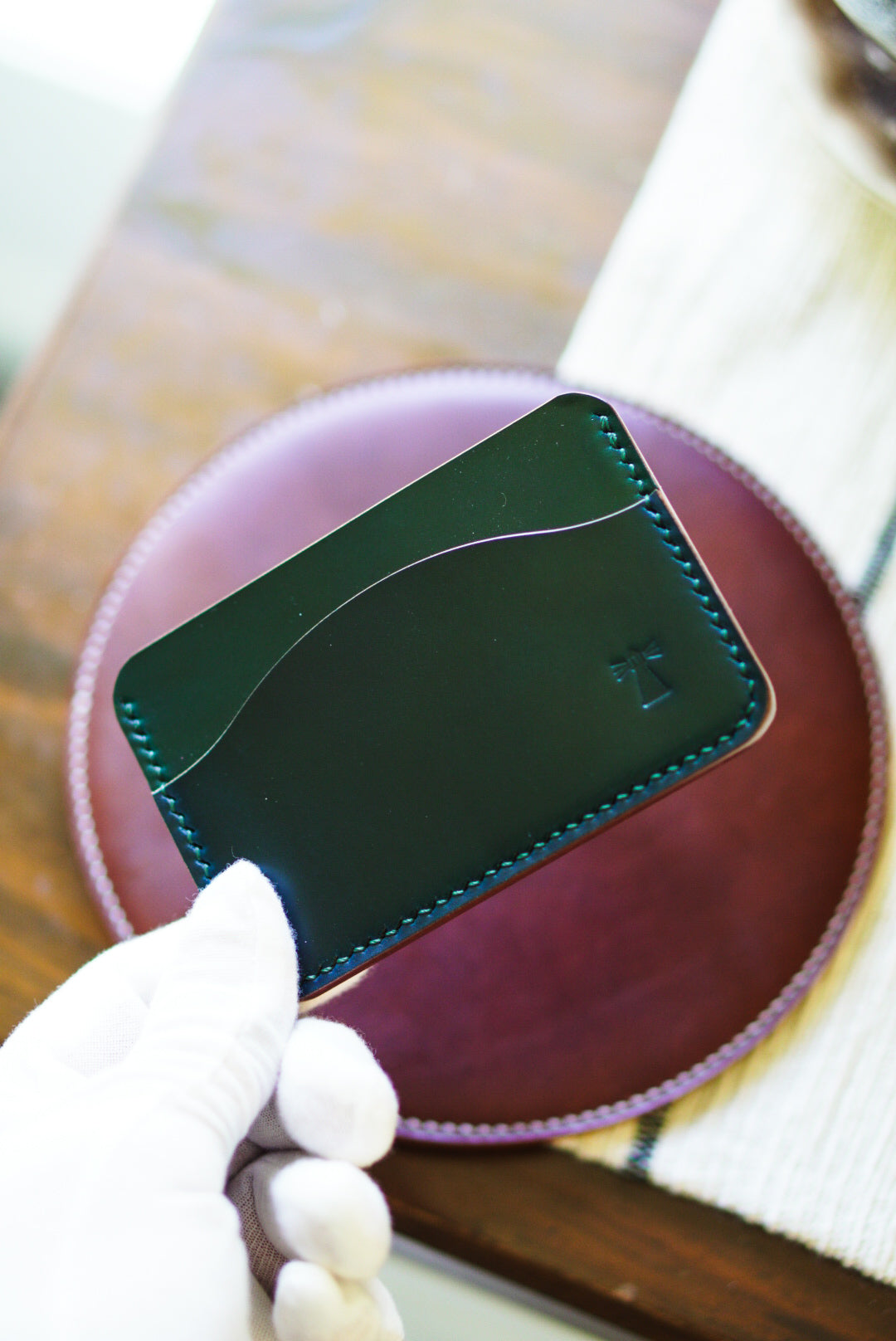 Shell Cordovan Swell Wallet - Horween