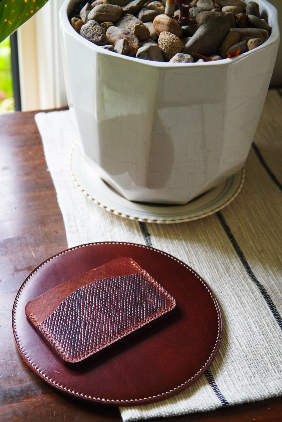 Shell Cordovan Swell Wallet - Metta Cartharina