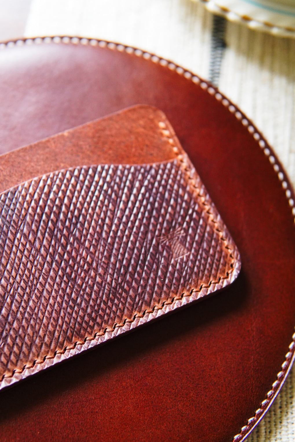 Shell Cordovan Swell Wallet - Metta Cartharina