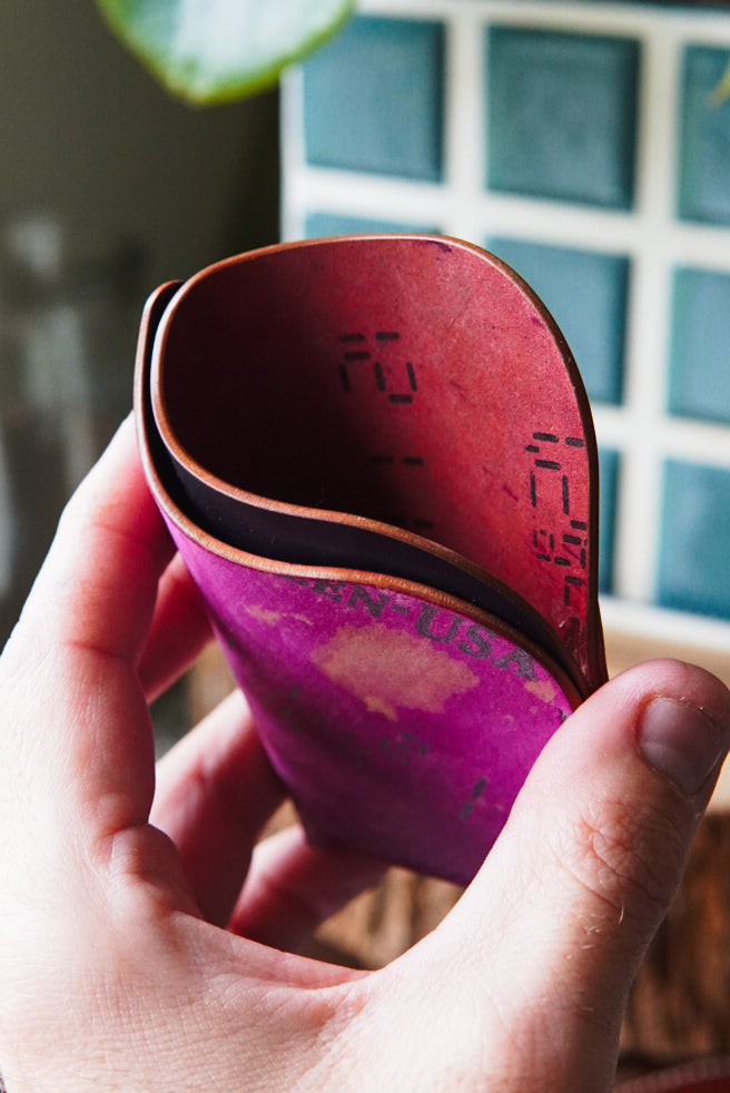 Horween Astragal - Marbled UV and Violet