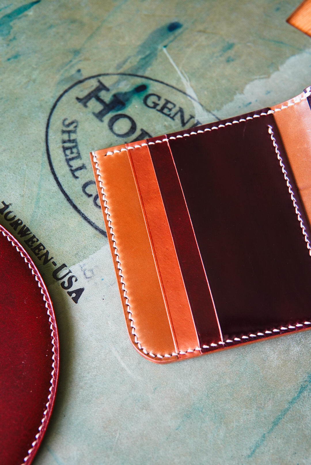 Large Bifold wallet - Horween Shell Cordovan