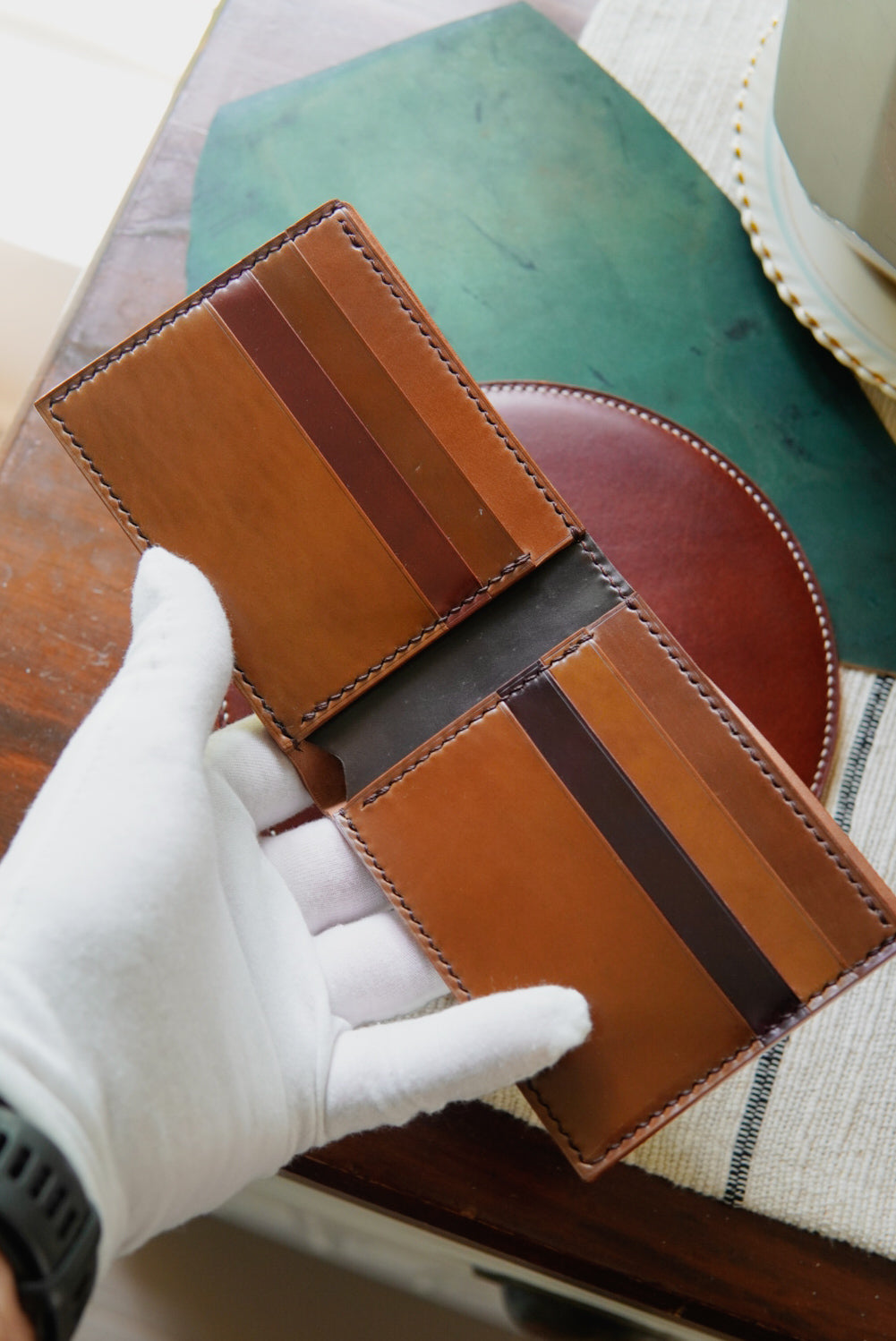 Large Bifold Wallet - Shell Cordovan