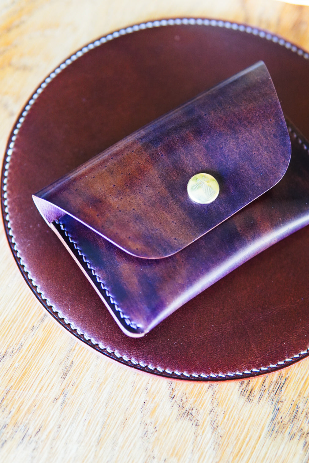 The Watchmen EDC wallet - Horween Shell Cordovan