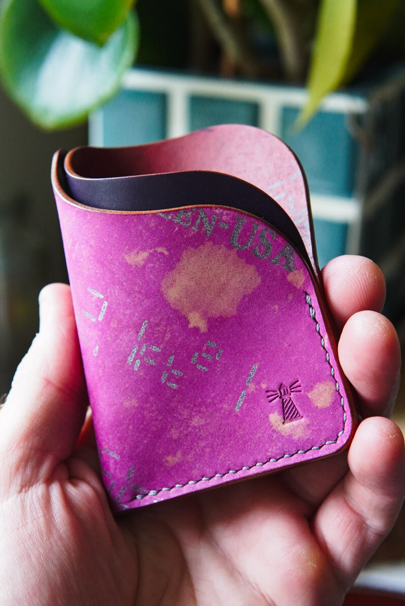 Horween Astragal - Marbled UV and Violet