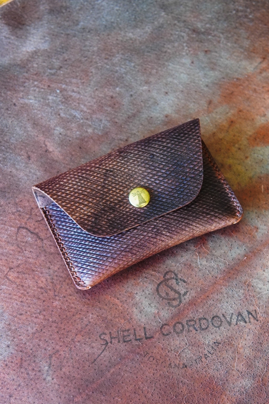 The Watchmen EDC wallet - Meta Carthina Shell Cordovan