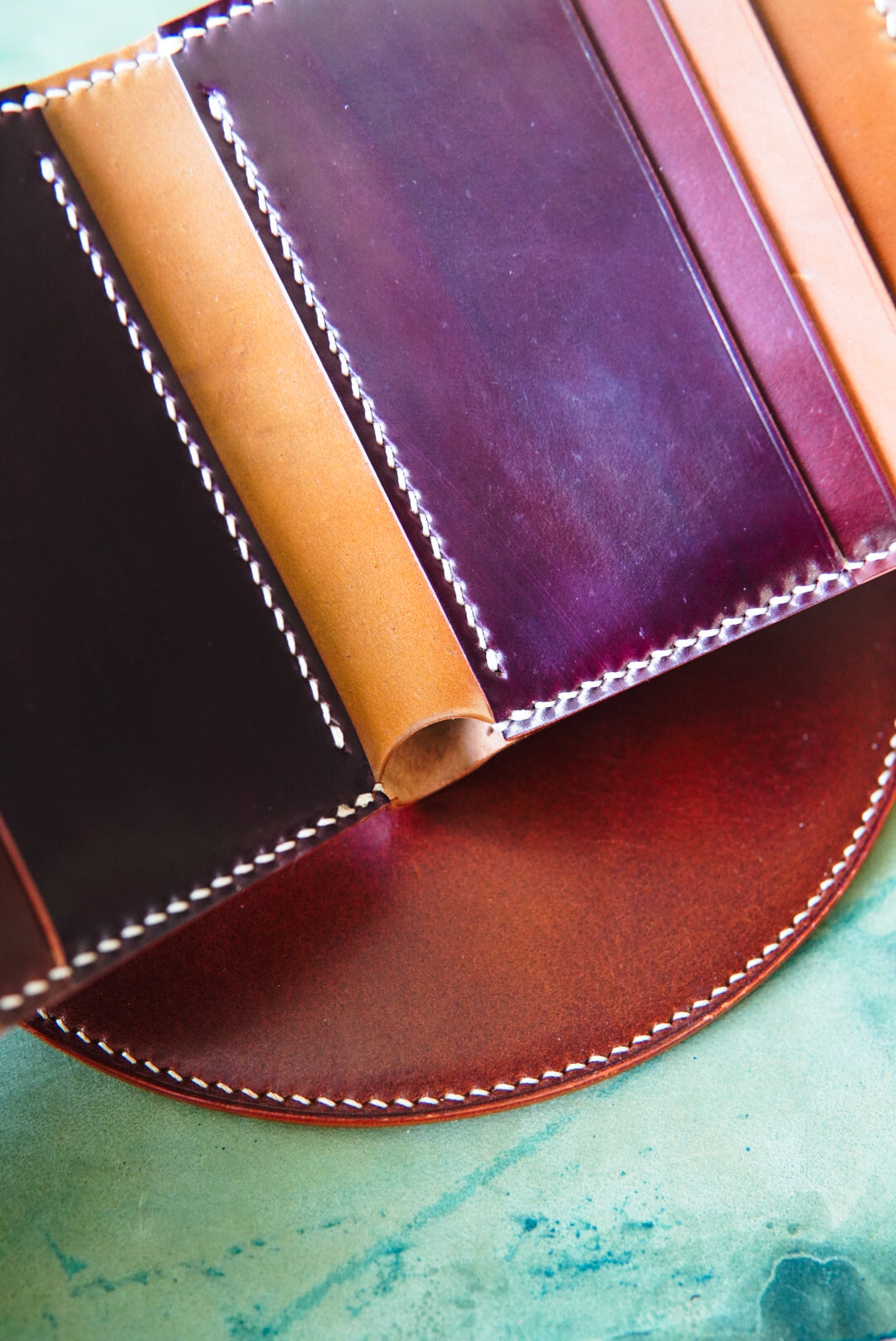 Large Bifold wallet - Horween Shell Cordovan