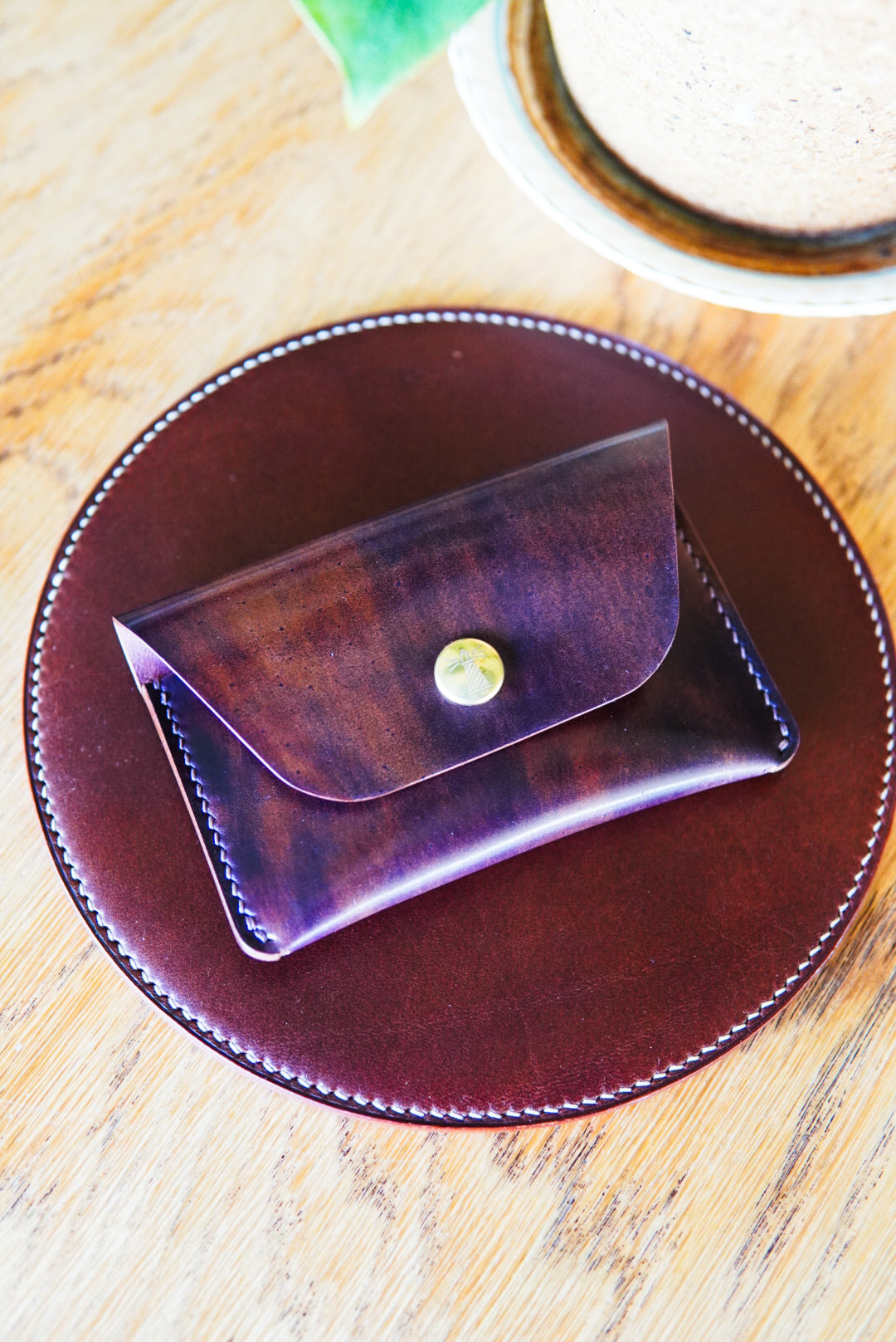 The Watchmen EDC wallet - Horween Shell Cordovan