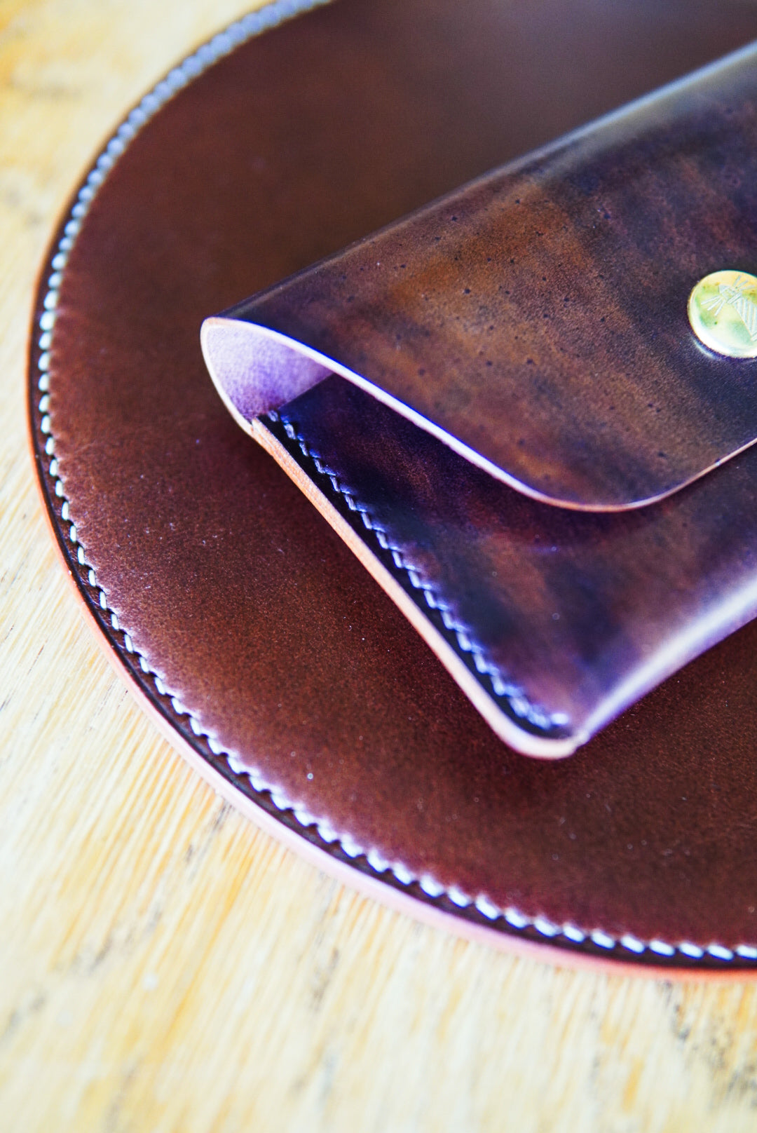 The Watchmen EDC wallet - Horween Shell Cordovan