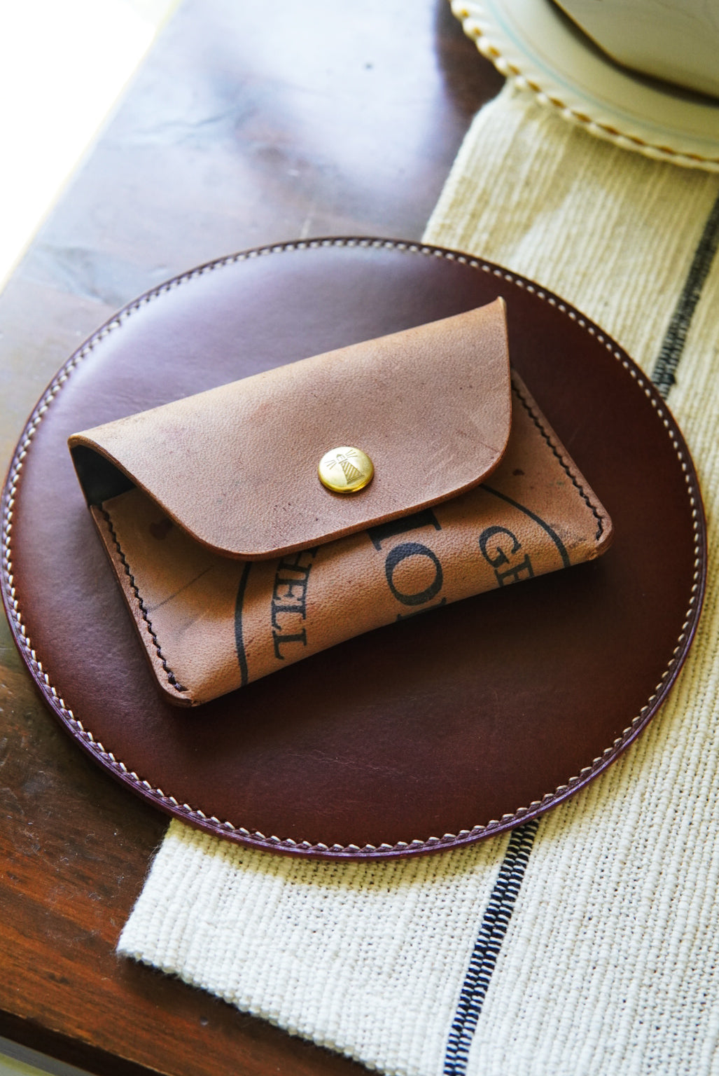 The Watchmen EDC wallet - Horween Shell Cordovan