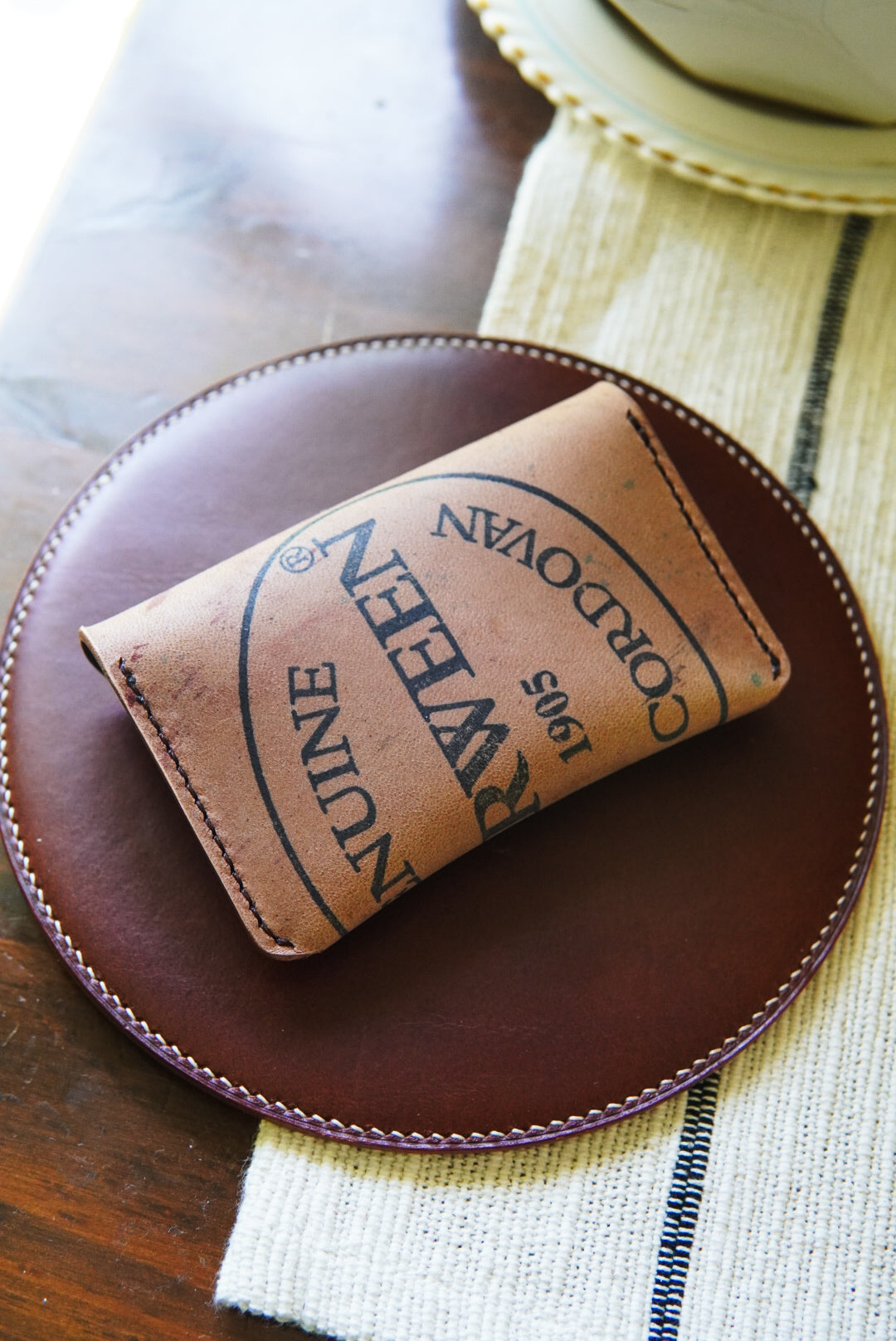 The Watchmen EDC wallet - Horween Shell Cordovan