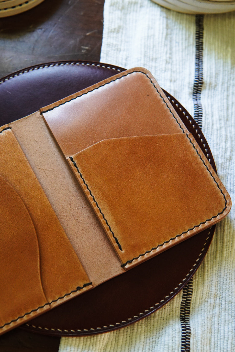 Nami Minimalist Bifold - Shinki Shell Cordovan