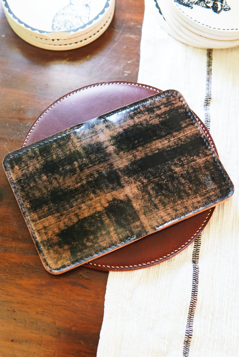 Nami Minimalist Bifold - Shinki Shell Cordovan