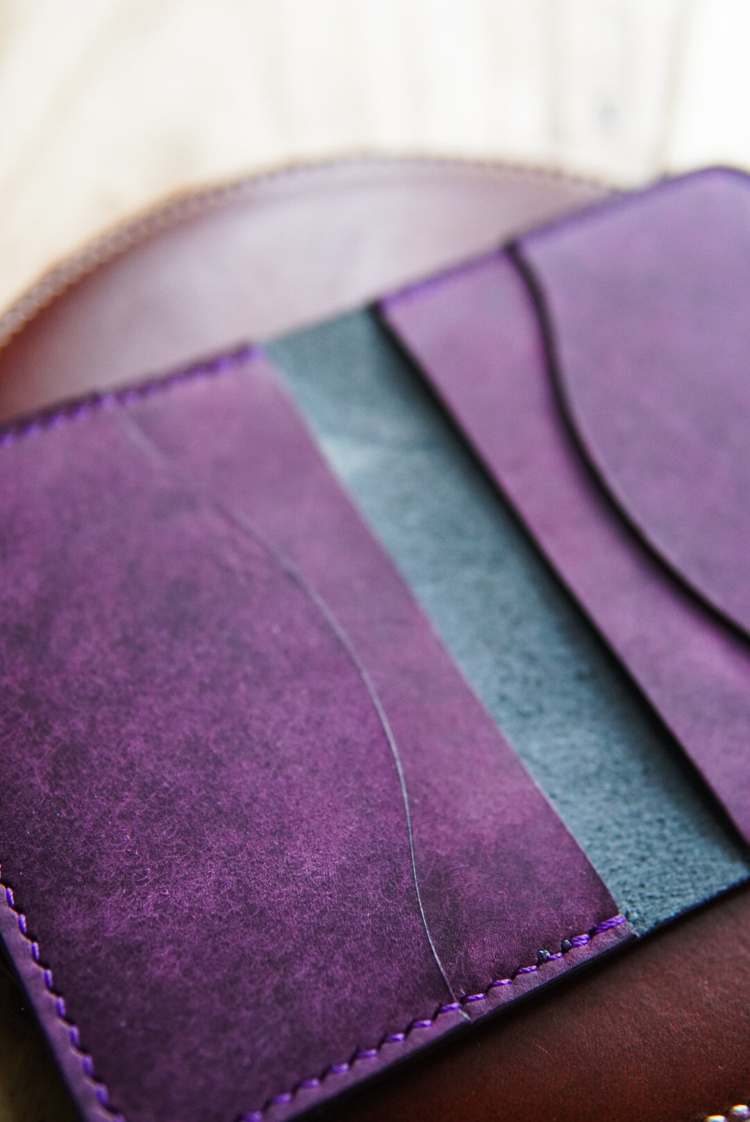 Nami Minimalist Bifold - Buttero Hatch and Pueblo