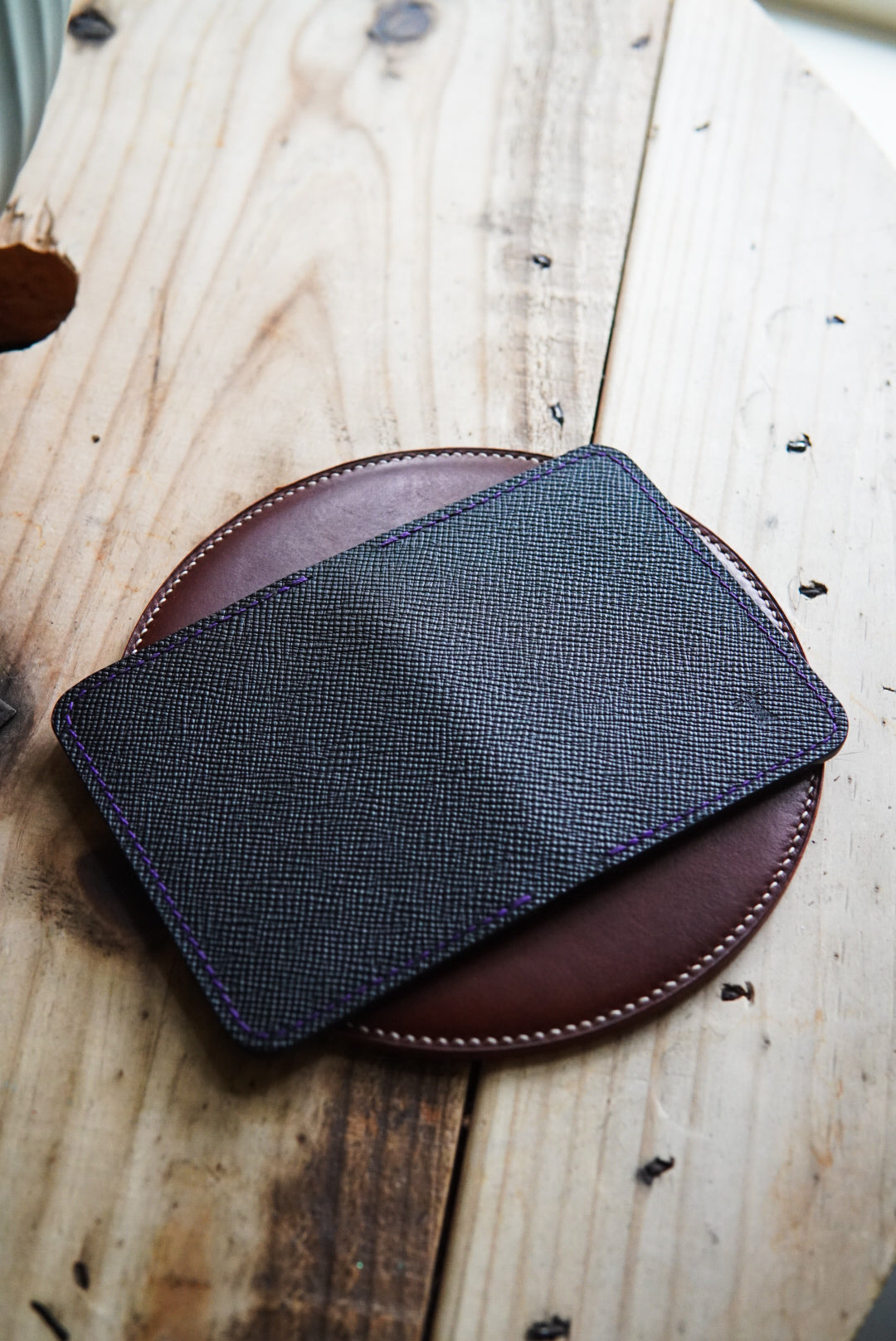 Nami Minimalist Bifold - Buttero Hatch and Pueblo