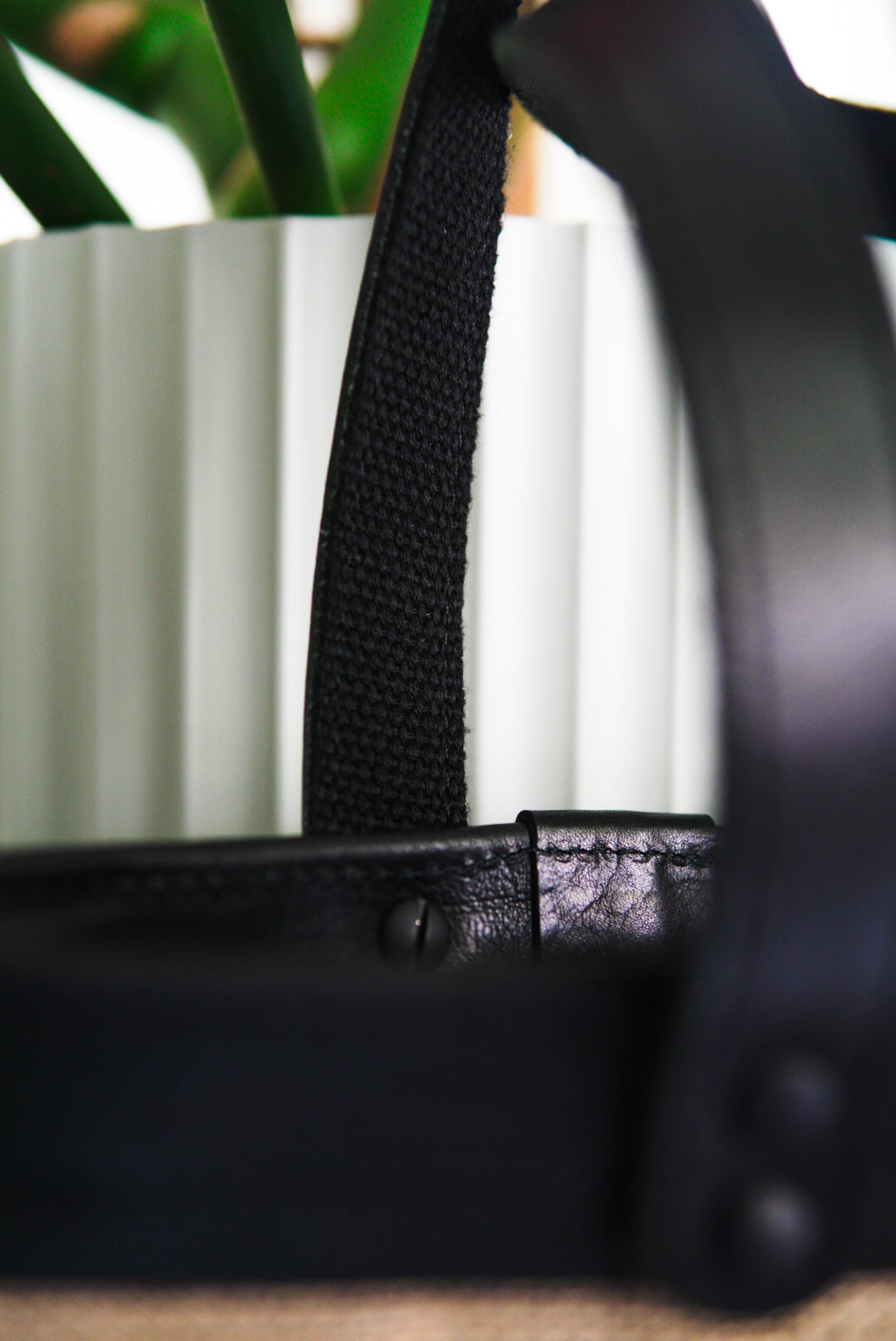 Essential Leather Tote - Brazilian Coffee Sack