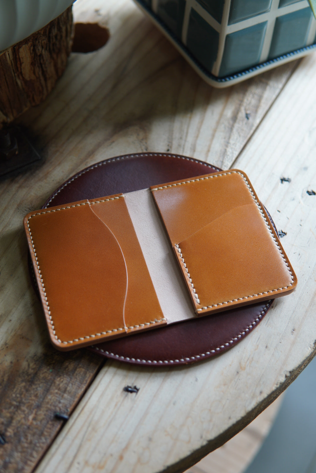 Nami Minimalist Bifold - Shinki Shell Cordovan