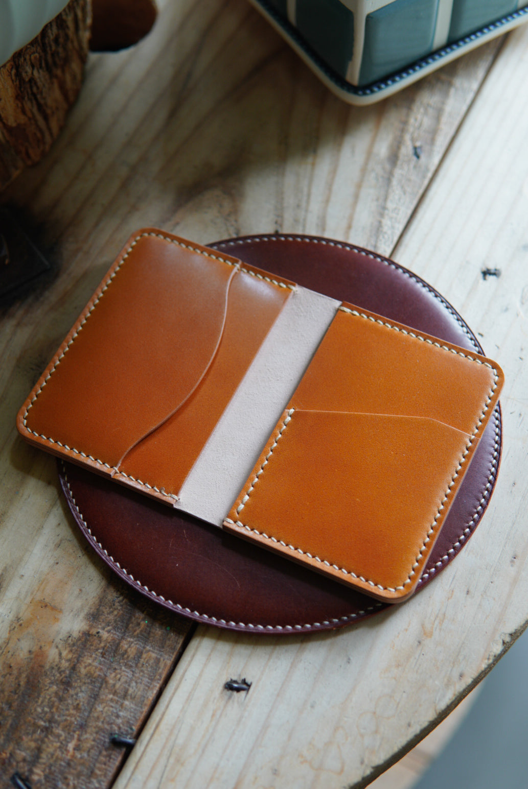 Nami Minimalist Bifold - Shinki Shell Cordovan