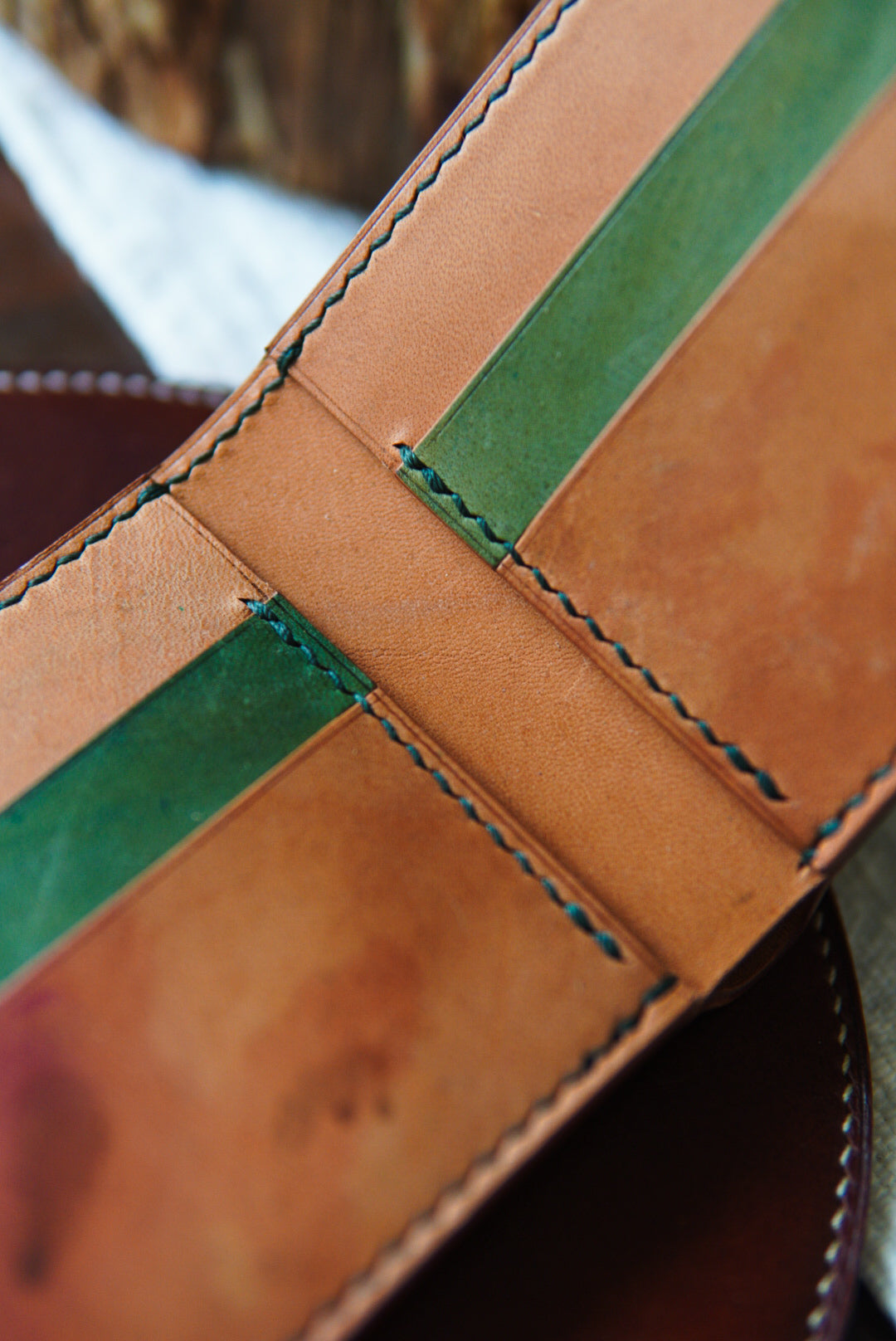Classic Bifold - Horween shell - Cash Pocket Stamp