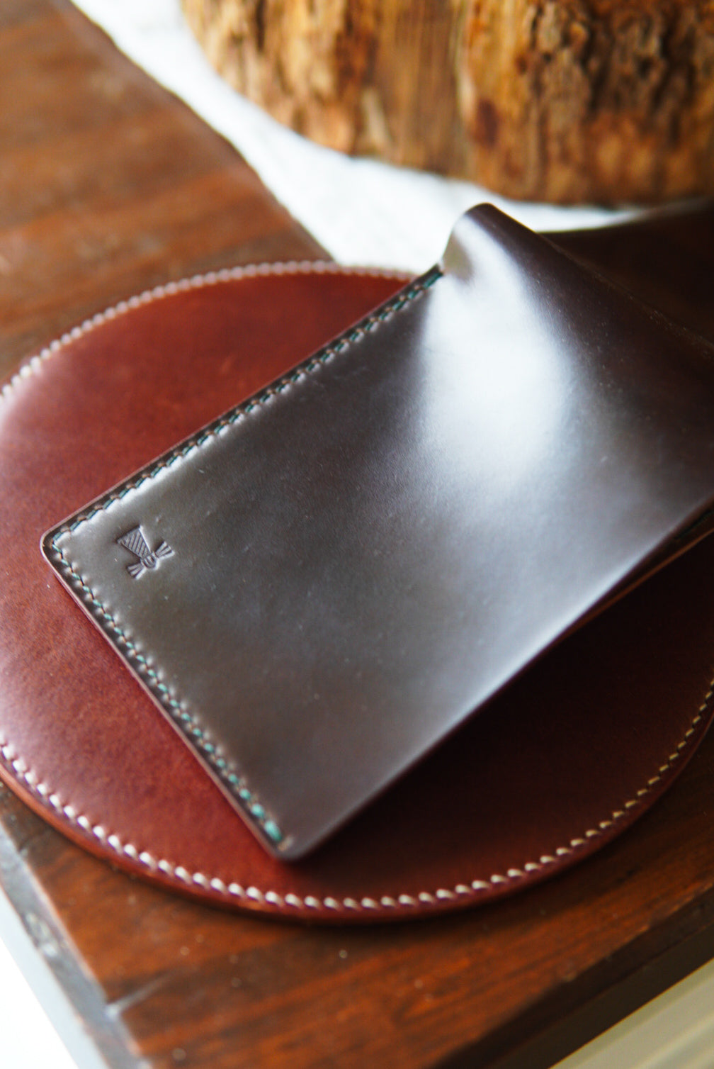 Classic Bifold - Horween shell - Cash Pocket Stamp