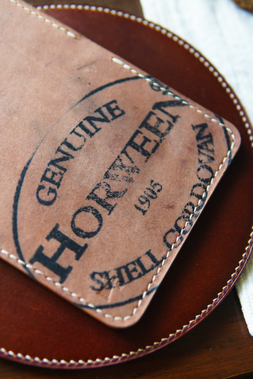 Nami Minimalist Bifold - Horween Reverse w Stamp