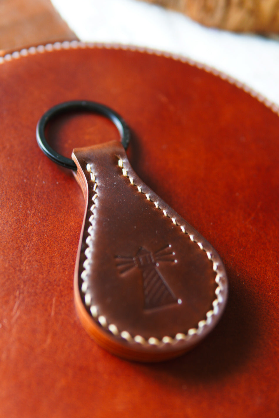Horween Key Fob - Deep Brown