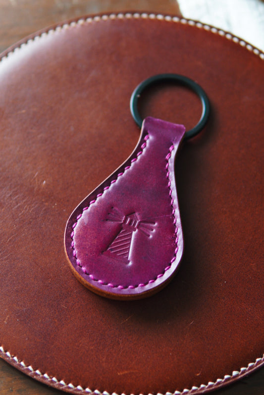 Horween Key Fob - Marbled UV