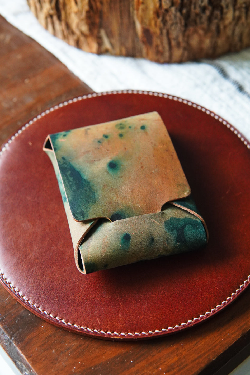 The Scabbard - Horween Splatter Black