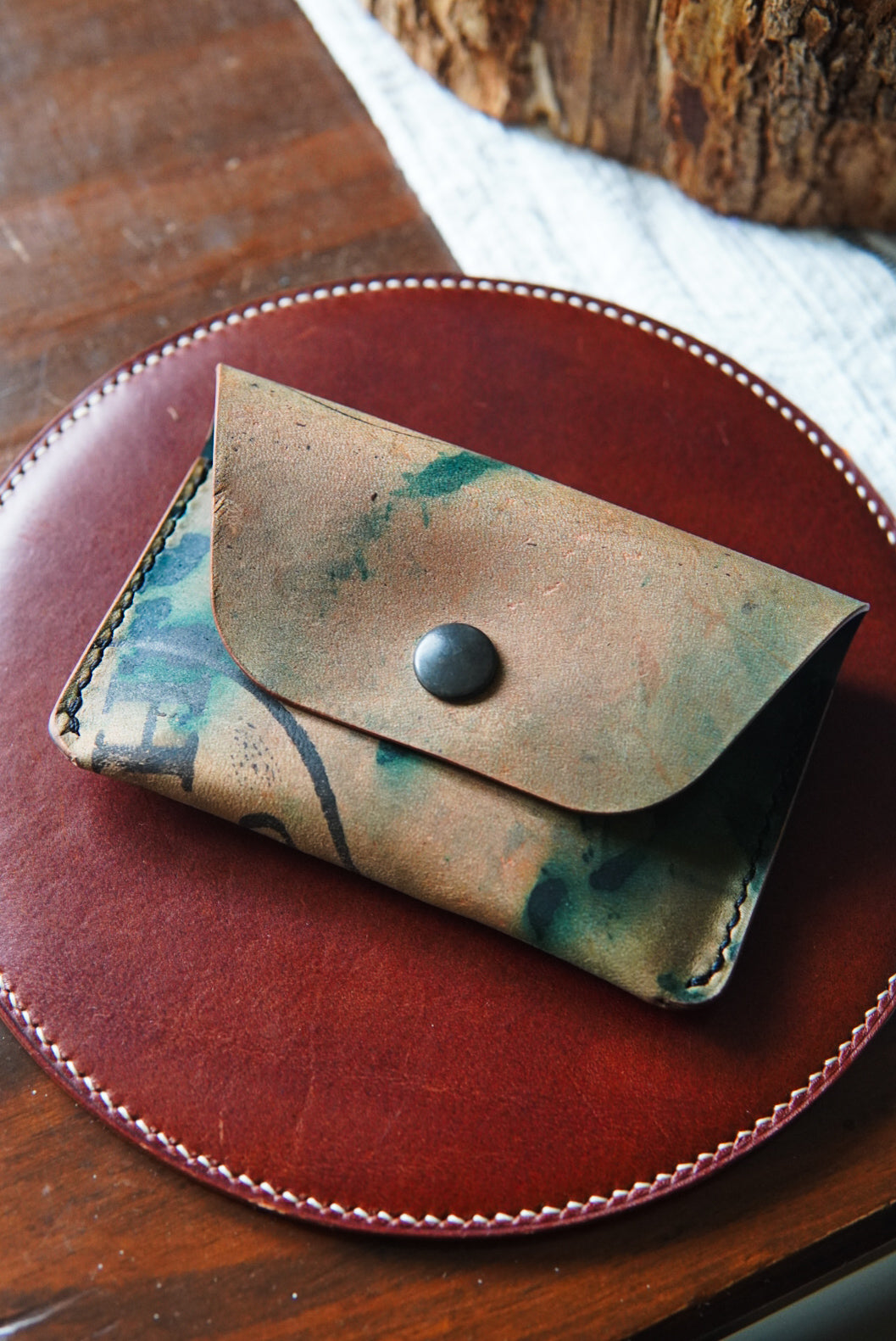 The Watchmen - Horween Splatter Black Shell