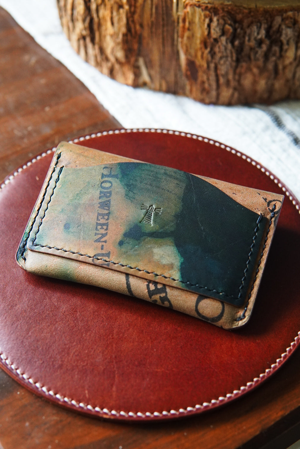 The Watchmen - Horween Splatter Black Shell