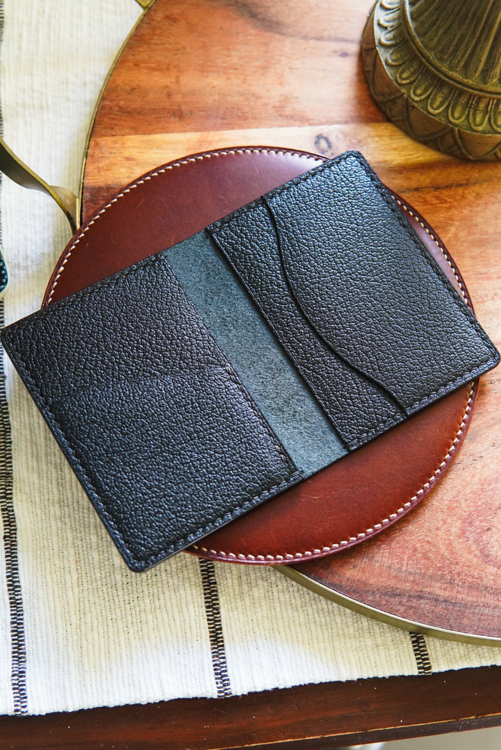 Nami Minimalist Bifold - Buttero Hatch and Chevre
