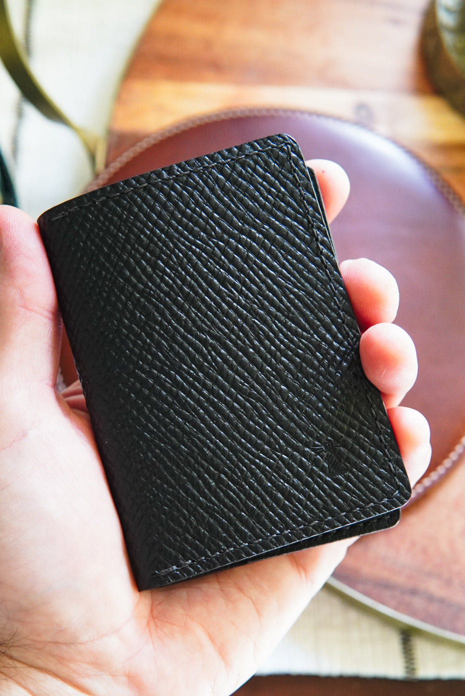 Nami Minimalist Bifold - Buttero Hatch and Chevre