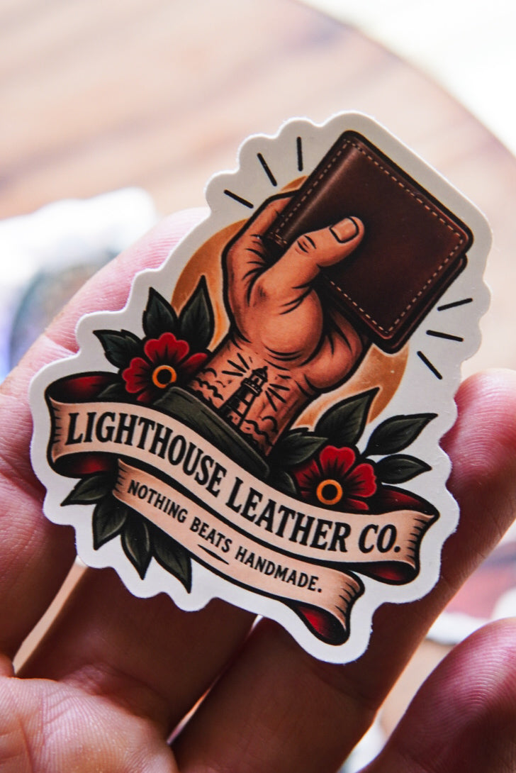Lighthouse Leather Co Sticker Set