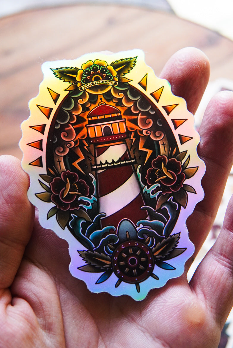 Lighthouse Leather Co Sticker Set
